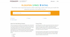 Desktop Screenshot of hotelrating.com